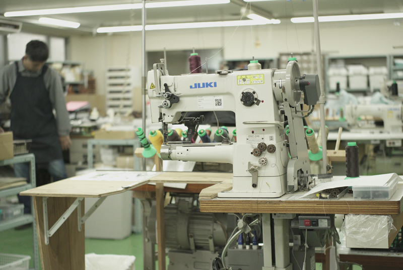 自社工場での製品製造
